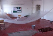 Школа в Жыланбузгане: сначала крышу сорвало, потом затопило