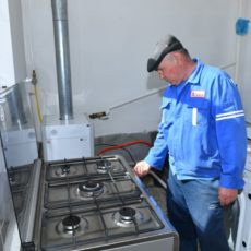 В Туркестане проводится газификация микрорайоны Бекзат и Отырар
