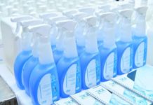 Незаконная продажа антисептиков выявлена в городе Шымкент