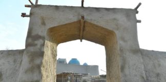 В Туркестане возводят уникальный этноаул