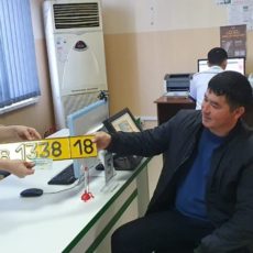 В Туркестанской области впервые выдали жёлтые номера на иностранные автомашины желтые номера