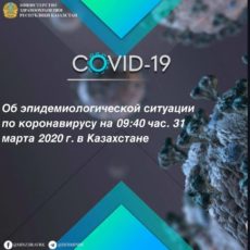 В Казахстане подтверждены 325 случаев регистрации коронавируса