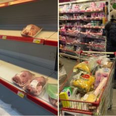 Фото пустых прилавков алматинских магазинов появились в Сети пустые полки в магазине