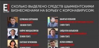 Сколько выделено средств шымкентскими бизнесменами на борьбу с коронавирусом