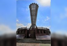 Вандалы пытались украсть часть монумента единства казахстанского народа «Алтын шанырак»