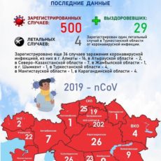 В стране подтверждено 500 случаев регистрации коронавируса