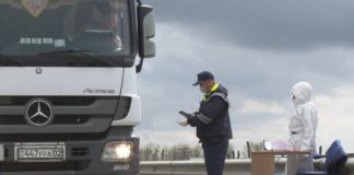 В Туркестанской области задержали нарушителя, не подчинившегося полицейским на блок-посту