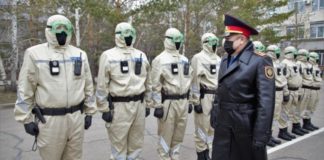 В МВД презентовали средства защиты от коронавирусной инфекции
