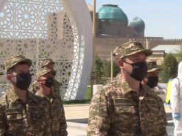 Замакима Туркестанской области Сакен Калкаманов приступил к несению военной службы