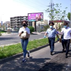 Коллектив СПК «Шымкент» привез горячий обед на блокпосты