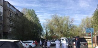 Дом 120А по Хлопковой в Шымкенте закрыли на карантин