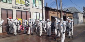 120 военнослужащих привлеки к дезинфекции в Енбекшинском районе