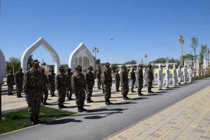 230 добровльцев приступили к военной службе в Туркестане