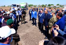 Премьер-Министры Казахстана и Узбекистана дали старт строительству нового микрорайона в п. Мырзакент премьер министр