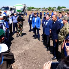 Премьер-Министры Казахстана и Узбекистана дали старт строительству нового микрорайона в п. Мырзакент премьер министр