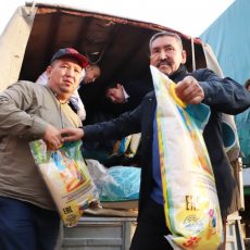 ФК «Ордабасы» поддержал жителей Мактааральского района ФК Ордабасы