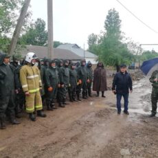 Снова объявлено штормовое предупреждение для Шымкента и Туркестанской области ЧС