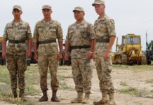 Как в Мактаарале пограничники спасли заставу от затопления застава