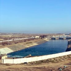 На Шардаринском водохранилище идет реконструкция плотины Шардаринское водохранилище