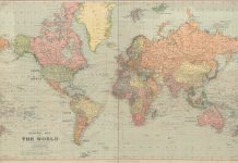 Географическая карта без Казахстана появилась в Сети географическая карта