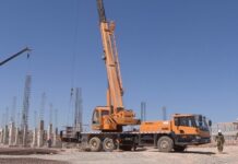 В Туркестане строится новая водозаборная станция