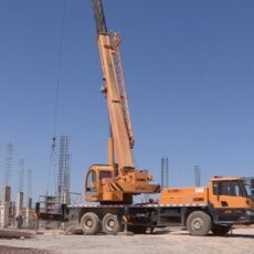 В Туркестане строится новая водозаборная станция