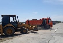 Туркестан: вся необходимая техника задействована в Мактаарале автотехника