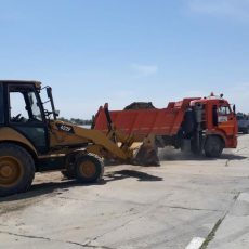 Туркестан: вся необходимая техника задействована в Мактаарале автотехника