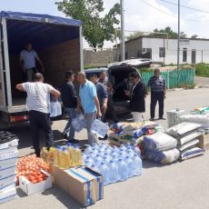 Жители Сарыагаша отправили помощь Мактааралу