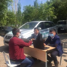 Мактааральцам восстанавливают документы прямо в эвакуационных пунктах документы