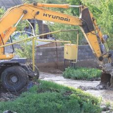 В Толебийском районе ликвидируют последствия селевого потока сель техника Ленгер