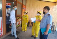 В Шымкенте проводится разъяснительная работа в торговых точках и на рынках кафе, профилактика