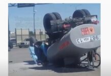 В Туркестанской области бензовоз столкнулся с легковыми автомашинами ДТП