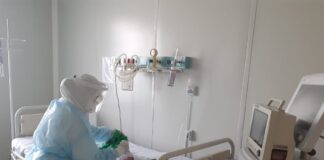 10-месячного ребенка вылечили от COVID-19 в Туркестанской области COVID-19 больница