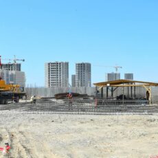 В этом году в Туркестане обеспечат жильем 2430 семей стройка Туркестан