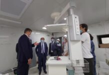 Биртанов побывал в роддоме Шымкента, где ведется ремонт ремонт в роддоме