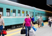 В Шымкенте на железнодорожном вокзале усилили санитарные требования вокзал