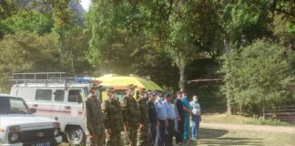 В зоне отдыха «Бургулюк» во время похода в горы погиб подросток спасатели