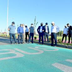 На улицах Туркестана появятся специальные полосы «BUS LANE» автобусная полоса