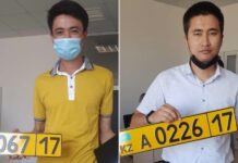 184 автомобилей из Армении зарегистрировано в Шымкенте желтые номера