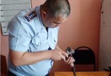 В Туркестанской области стражи порядка задержали человека с ружьем обрез, патроны