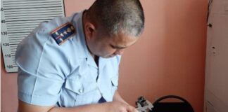 В Туркестанской области стражи порядка задержали человека с ружьем обрез, патроны