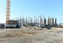 В Туркестане строится уникальная мечеть на 5 000 тыс прихожан строительство мечети