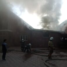 В Шымкенте на одной улице произошли два пожара пожар