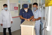 Первые аппараты ИВЛ отечественной сборки привезли в Мактаарал ИВЛ