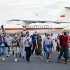 Российские врачи прибыли в Казахстан бороться с коронавирусом российские медики