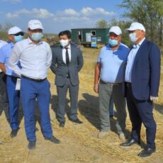 Газифицируют населенные пункты Байдибекского района Умирзак Шукеев