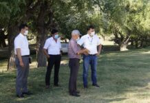 В Кентау решают проблему уличных школьных туалетов аким Кентау