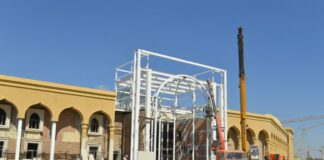 Уникальный комплекс «Керуен сарай» сдадут в этом году в Туркестане стройка Туркестан