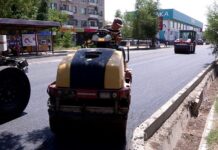 В Шымкенте ведется ремонт дорог на 26 улицах